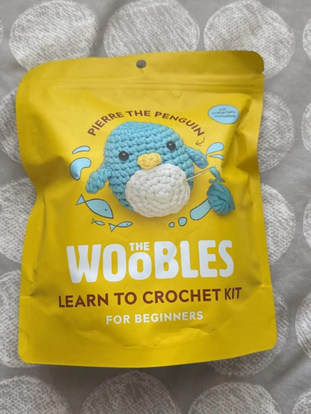 NWT The Woobles Pierre the Penguin Crochet Kit